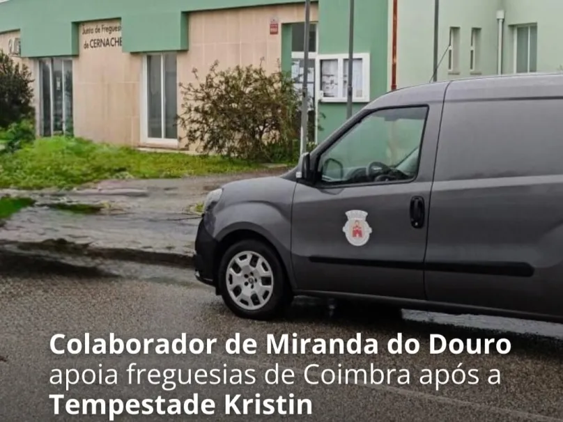 Solidariedade entre Municípios: Miranda do Douro presta apoio a Coimbra após Tempestade Kristin