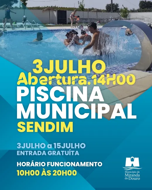 Abertura da Piscina Municipal de Sendim
