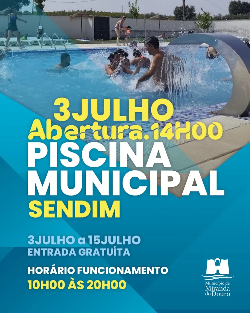 Abertura da Piscina Municipal de Sendim