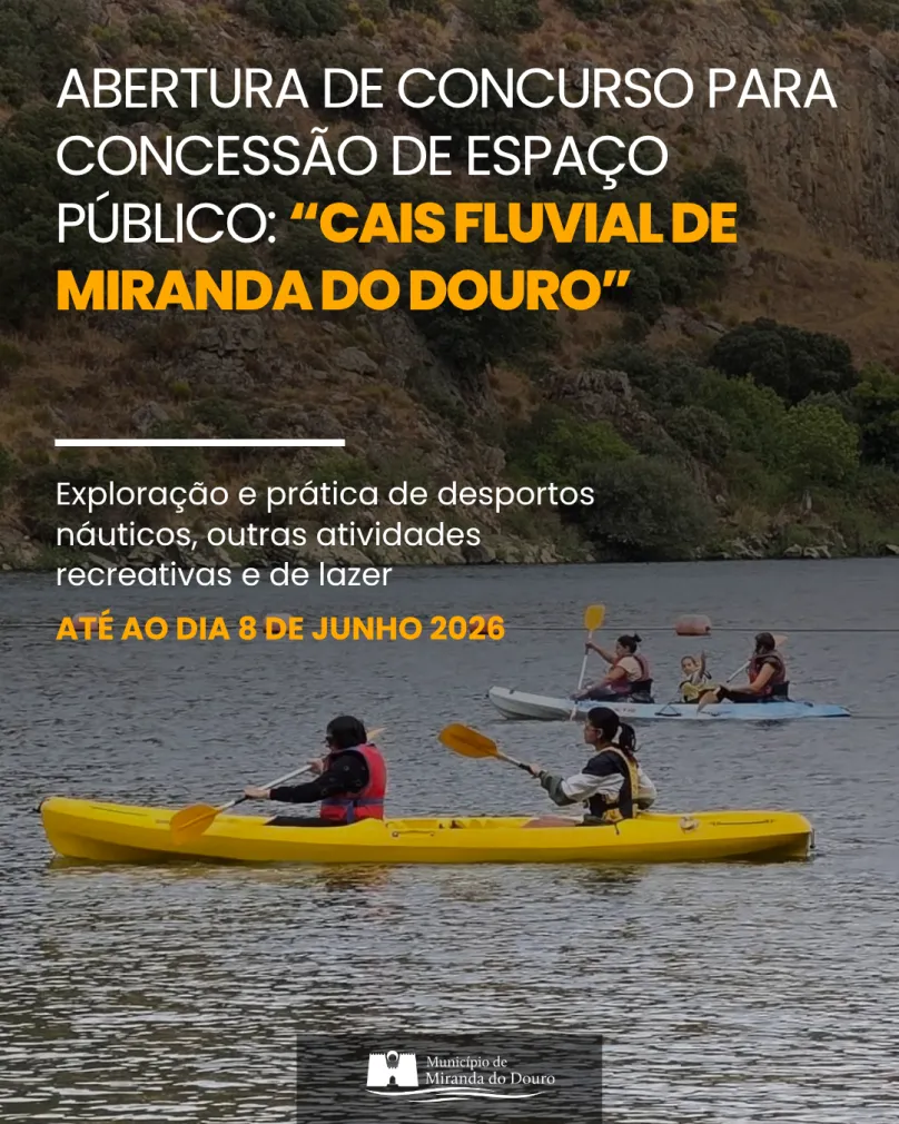 Município de Miranda do Douro abre Concursos para Exploração dos Bares das Piscinas de Miranda e Sendim