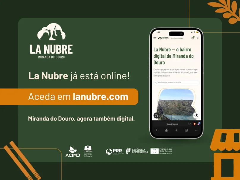 La Nubre an Miranda: o Bairro Comercial Digital de Miranda do Douro